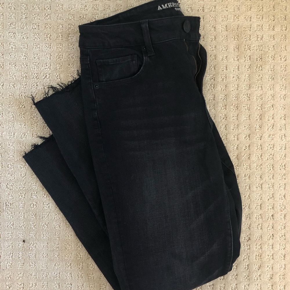 American Eagle extra stretch black jeans